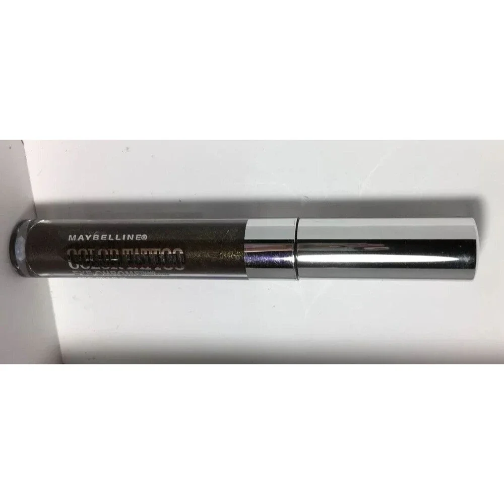 Maybelline Color Tattoo Eye Chrome Eyeshadow 530 Fools Gold .11 fl oz New